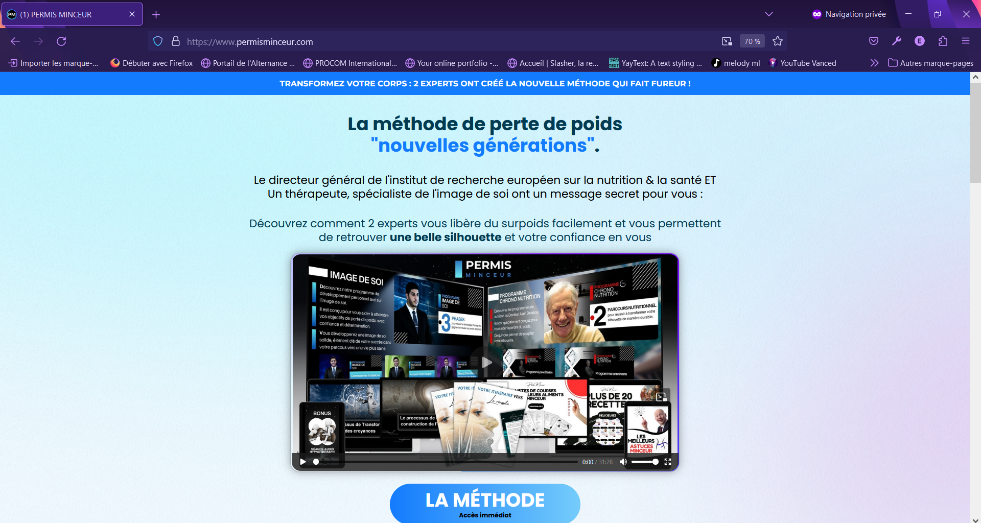 site web, permis minceur, nutrition santé, vu par emmanuel mouanga-zou, walid morsli et alain delabos