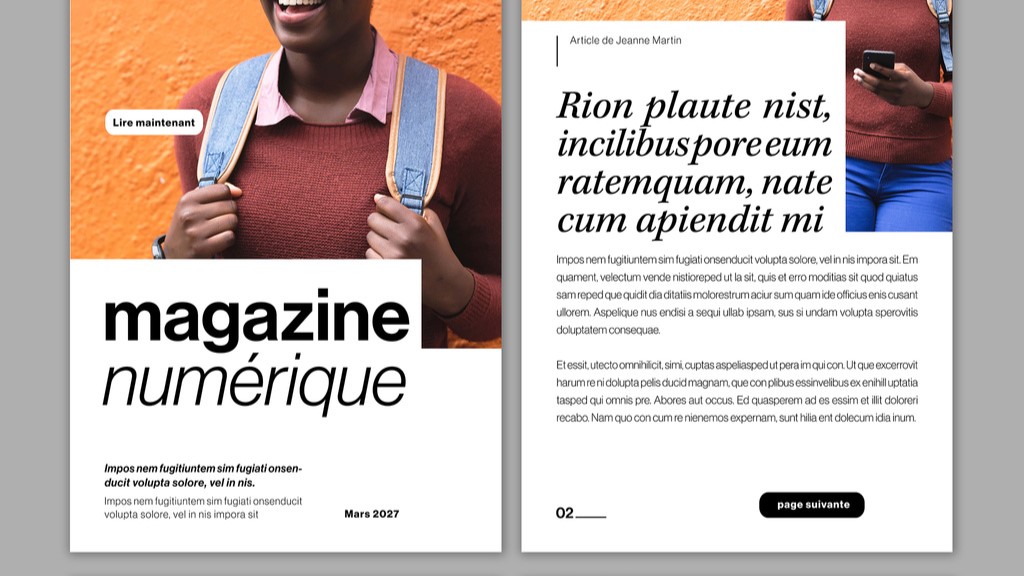 mise en page pdf, charte graphique, programme, une prestation de emmanuel mouanga-zou sur graphiste lyon